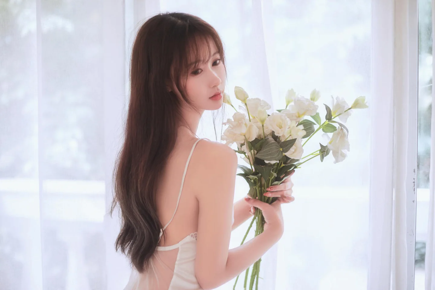 羽生三未 - No.026 日系睡裙 [30P-316MB] tg@simisebaisi 【丝足阁】004.webp